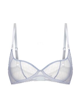 Merci Lingerie Merci Lingerie Biustonosz balkonetka E03DS07BH Błękitny