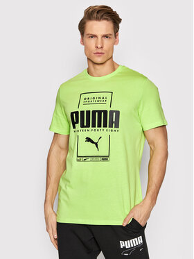 Puma Puma T-Shirt Box 584505 Grün Regular Fit