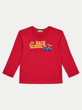 United Colors Of Benetton United Colors Of Benetton Блуза 3I1XG10FL Червен Regular Fit