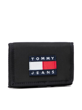 Tommy Jeans Tommy Jeans Duży Portfel Męski Tjm Hertage Trifold AM0AM08221 Czarny