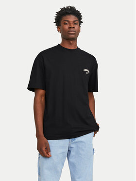 Jack&Jones Jack&Jones T-shirt Santorini 12251776 Crna Wide Fit