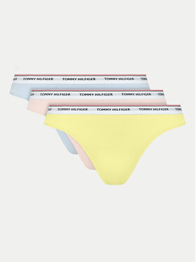 Tommy Hilfiger Tommy Hilfiger Komplet 3 par stringów UW0UW04894 Kolorowy