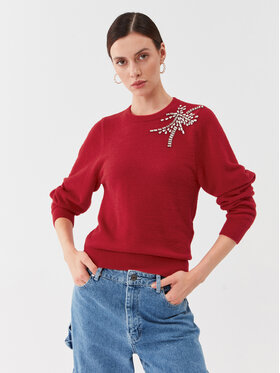 Liu Jo Liu Jo Sweater CF3210 MA95N Piros Regular Fit