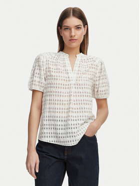 French Connection French Connection Bluza 729F9 Bela Regular Fit