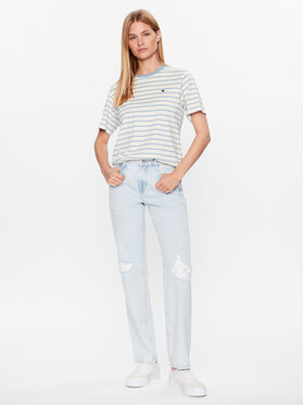 ONLY Jeans Hlače 15281259 Svetlo Modra Straight Fit