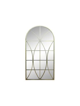 MIAhome MIAhome Lustro w metalowej ramie mosiężne 180x90 cm Złoty