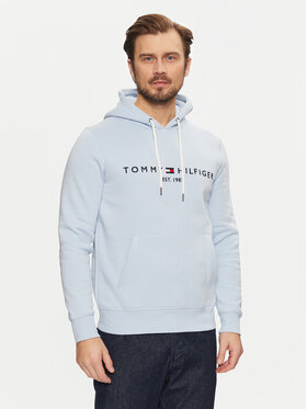 Tommy Hilfiger Tommy Hilfiger Bluză Logo MW0MW11599 Albastru celest Regular Fit