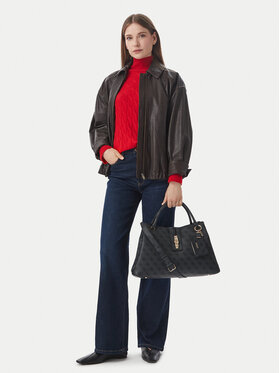 Guess Guess Rankinė Yvonne Logo HWSG23 78220 Tamsiai pilka