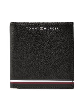 Tommy Hilfiger Tommy Hilfiger Malá pánská peněženka Th Central Trifold AM0AM11261 Černá