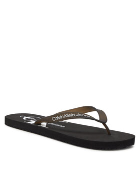 Calvin Klein Jeans Japonke Beach Sandal Monogram Tpu YM0YM00838 Črna