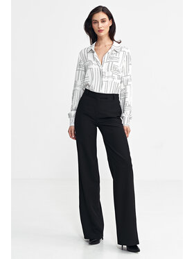 NIFE NIFE Spodnie damskie SD101 Czarny Regular Fit