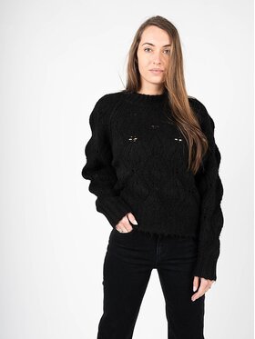 Silvian Heach Silvian Heach Svetr CVA22153MA Černá Oversize