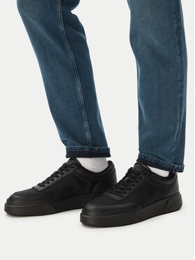 Calvin Klein Calvin Klein Сникърси Chunky Cups Laceup Oxf Mix Mat HM0HM02326 Черен