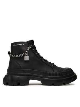 KARL LAGERFELD KARL LAGERFELD Schnürstiefeletten Trekka Max Lock KL43542 Schwarz