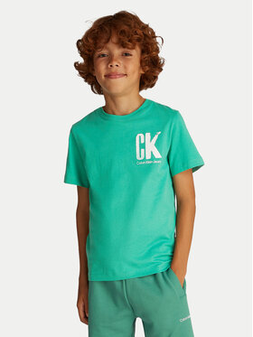 Calvin Klein Jeans Calvin Klein Jeans T-Shirt Surf Graphic IB0IB02447 Grün Regular Fit