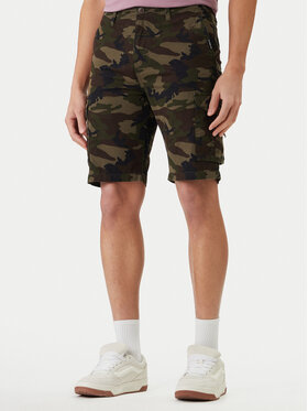 Quiksilver Quiksilver Szorty materiałowe Crucial Battle Cargo EQYWS03881 Khaki Regular Fit