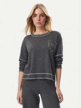 Liu Jo Sport Liu Jo Sport Светр TF6180 MS59L Темно-сірий Regular Fit