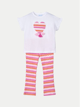 Mayoral Mayoral Комплект тишърт и клин 3709 Цветен Regular Fit