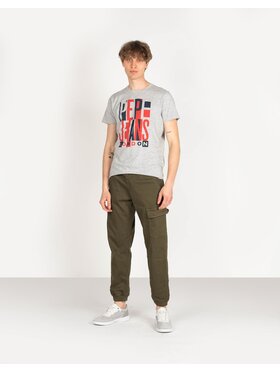 Pepe Jeans Pepe Jeans Παντελόνι υφασμάτινο PM211430 | Landan Χακί Regular Fit