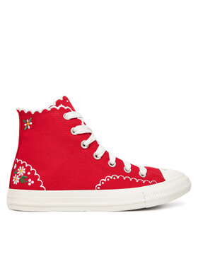 Converse Converse Teniși Chuck Taylor All Star Embroidered Flowers A13518C Roșu