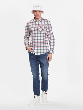 Tommy Jeans Tommy Jeans Chemise DM0DM16608 Blanc Regular Fit