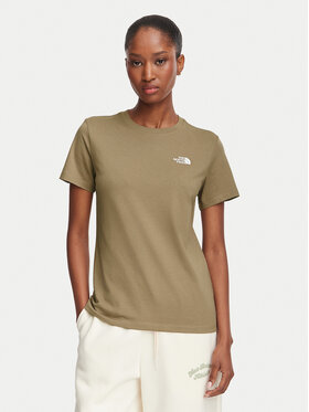 The North Face The North Face Majica Evolution Simple Dome Slm NF0A8FX7 Svetlo rjava Regular Fit