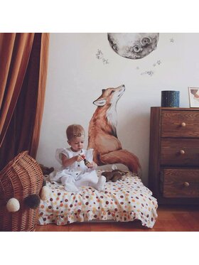 Dekornik Dekornik Naklejka ścienna Mr. Fox Na Dobranoc Kolorowy
