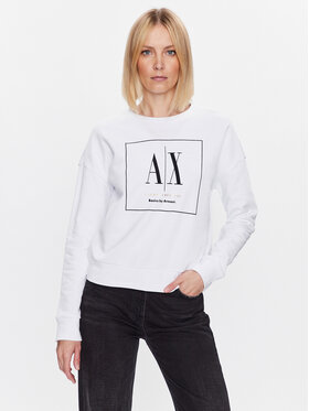 Armani Exchange Armani Exchange Bluza 3RYM89 YJDVZ 1000 Biały Regular Fit