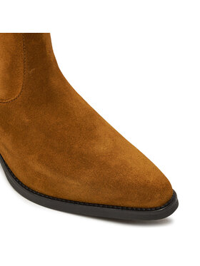 Tommy Hilfiger Čizme Th Suede Cowboy Boot FW0FW08034 Smeđa