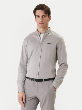 BOSS BOSS Риза ST Motion 50555946 Сив Regular Fit