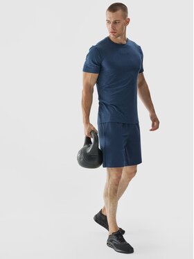4F 4F Szorty sportowe 4FWAW24TFSHM698-31M Niebieski Regular Fit