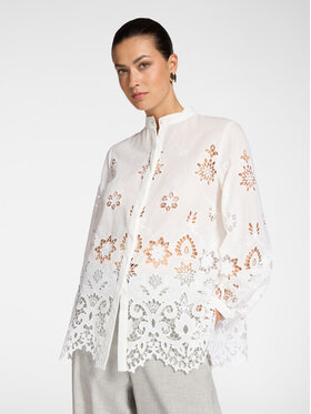 Elena Mirò Elena Mirò Camicia 5010P000303N011 Bianco Regular Fit