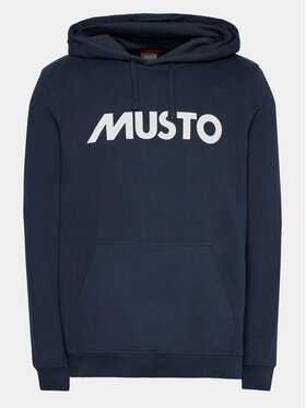 Musto Musto Bluză Logo 82446 Bleumarin Regular Fit