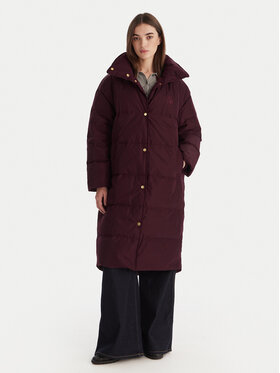 Tommy Hilfiger Tommy Hilfiger Vatovaná bunda WW0WW47279 Bordó Relaxed Fit