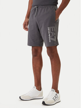 EA7 Emporio Armani EA7 Emporio Armani Športové kraťasy 7M001315 AF13512 Sivá Regular Fit