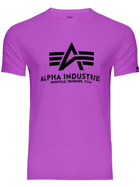 Alpha Industries Alpha Industries T-Shirt AI.100501-677-3XL Fioletowy Basic Fit