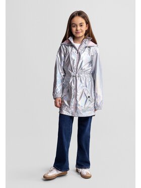 minoti minoti Kurtka przeciwdeszczowa 18COAT22 Srebrny Regular Fit