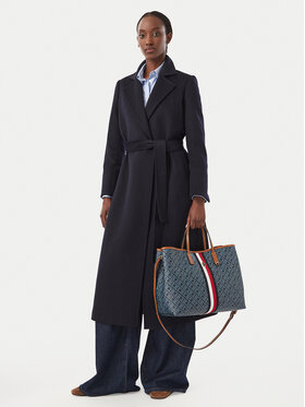 Tommy Hilfiger Tommy Hilfiger Kabelka Th Monoplay Satchel Corp AW0AW19516 Tmavomodrá