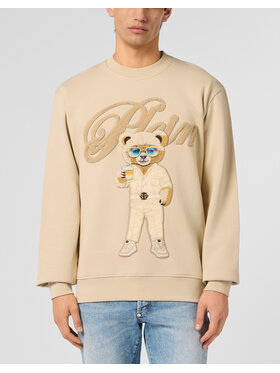 PHILIPP PLEIN PHILIPP PLEIN Mikina 29977 Béžová Regular Fit