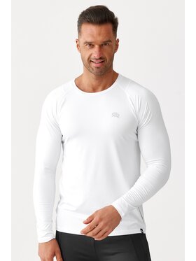 ROUGH RADICAL ROUGH RADICAL Koszulka techniczna VITAL ZIP LS Biały Slim Fit