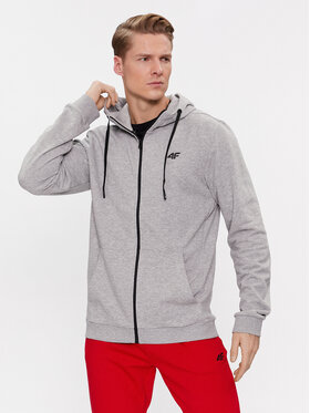 4F 4F Суитшърт 4FAW23TSWSM695 Сив Regular Fit