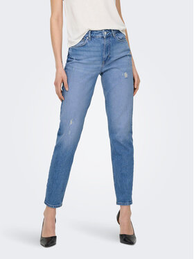 ONLY ONLY Jeansy 15249500 Modrá Straight Fit