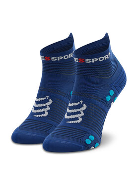Compressport Compressport Augstas unisex zeķes Pro Racing Socks V4.0 Run Low XU00047B_533 Tumši zils