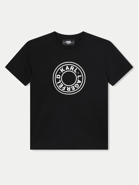 Karl Lagerfeld Kids Karl Lagerfeld Kids T-shirt Z30235 M Nero Regular Fit