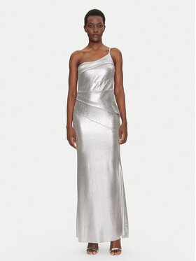 Rinascimento Rinascimento Rochie de seară CFC0019900002 Argintiu Regular Fit