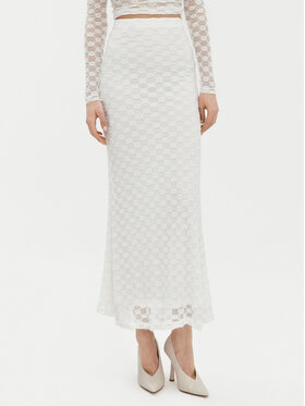 BARDOT BARDOT Maxi szoknya 59740SB Fehér Regular Fit