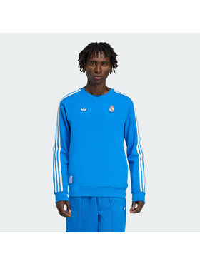adidas adidas Bluza Originals Real Madrid Błękitny Regular Fit