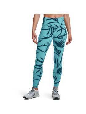 Under Armour Under Armour Legginsy Meridian Printed Legging Niebieski Fitted Fit