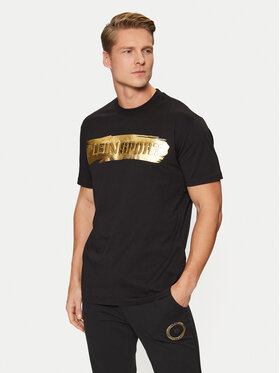 Plein Sport Plein Sport Tricou AADC MTK6543 SJY001N Negru Regular Fit