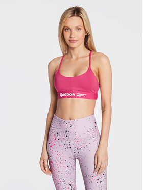 Reebok Reebok Biustonosz top Workout Ready Basic HI6889 Różowy